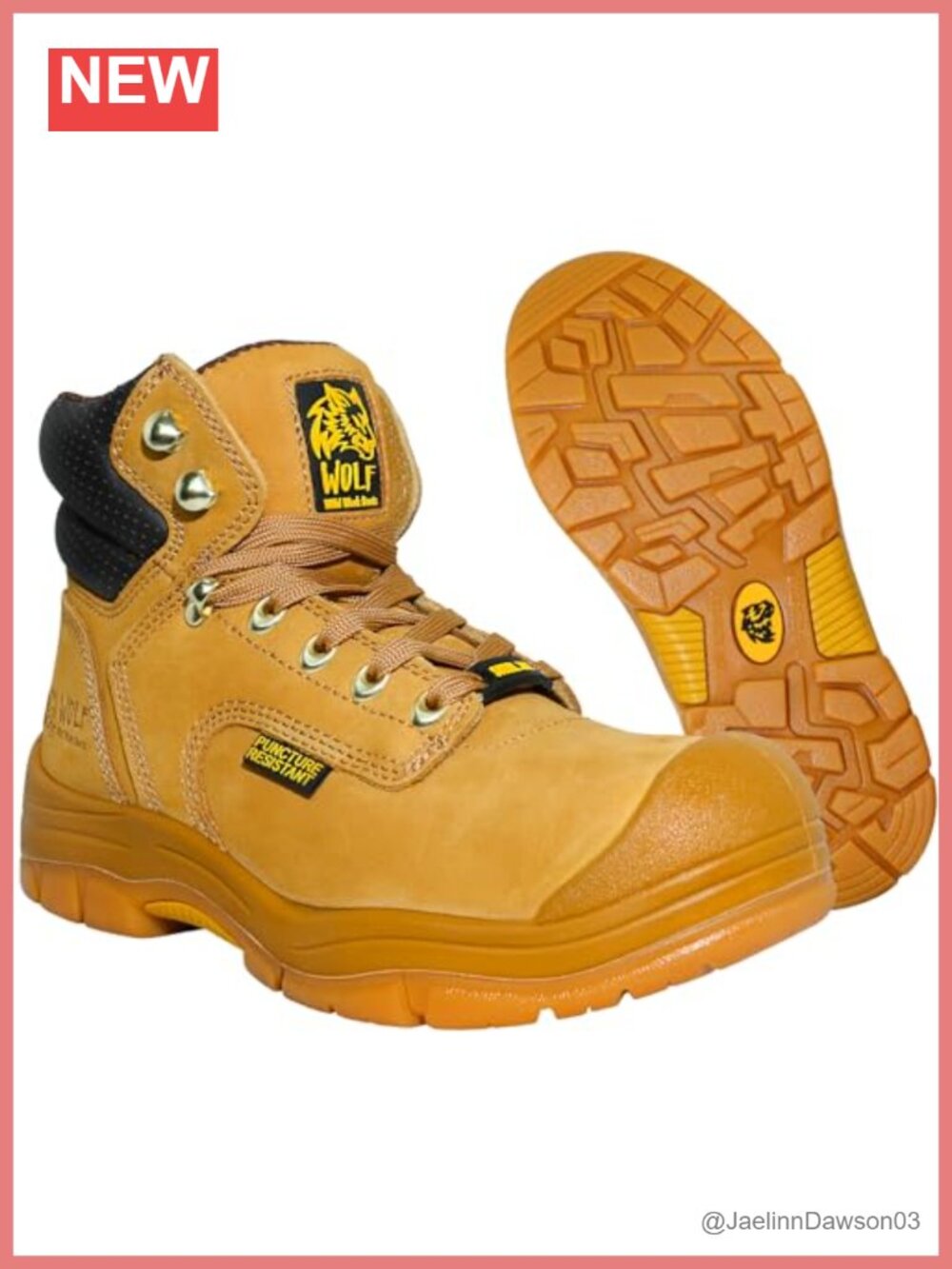 Women's Work Boots Genuine Leather Steel Toe Electrical Hazard Non-Slip Rubber